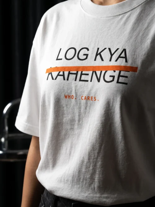 Log Kya Kahenge — Oversized Heavyweight Unisex Tee