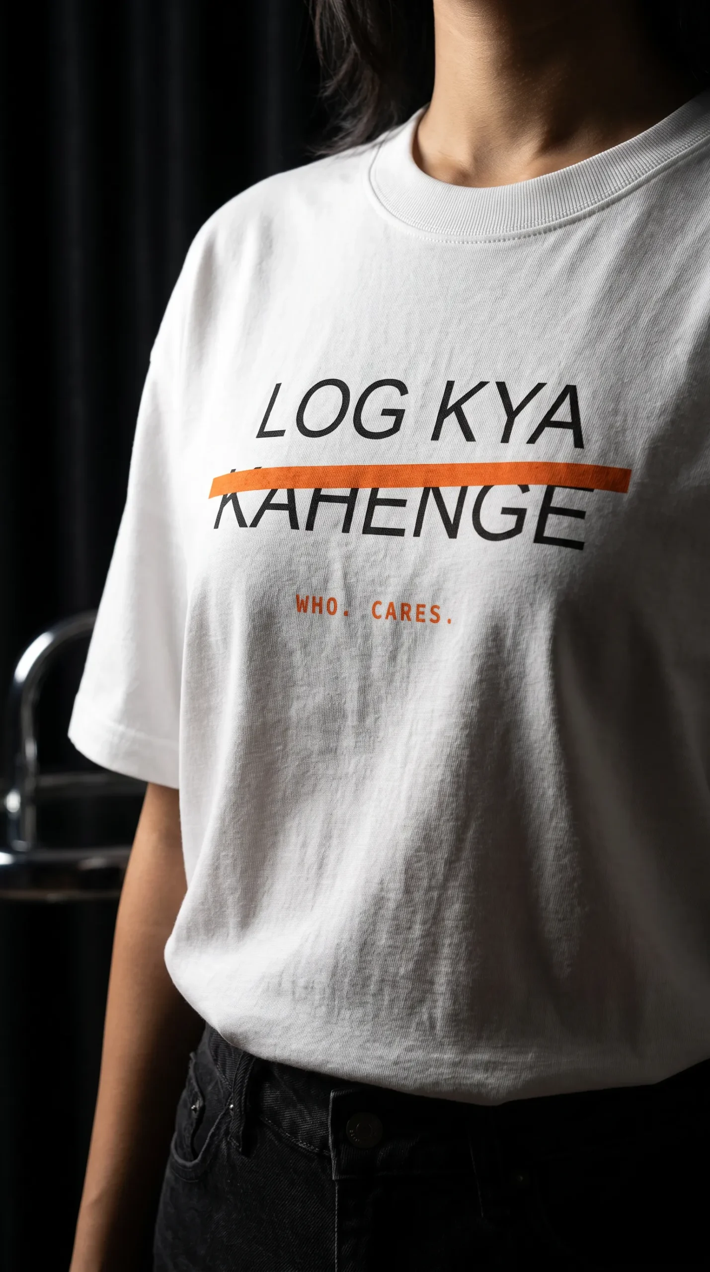 Log Kya Kahenge — Oversized Heavyweight Unisex Tee
