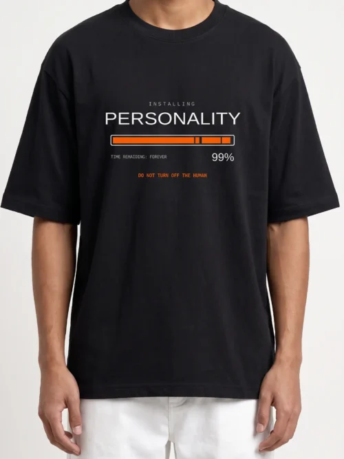 Installing Personality — Oversized Heavyweight Unisex Tee