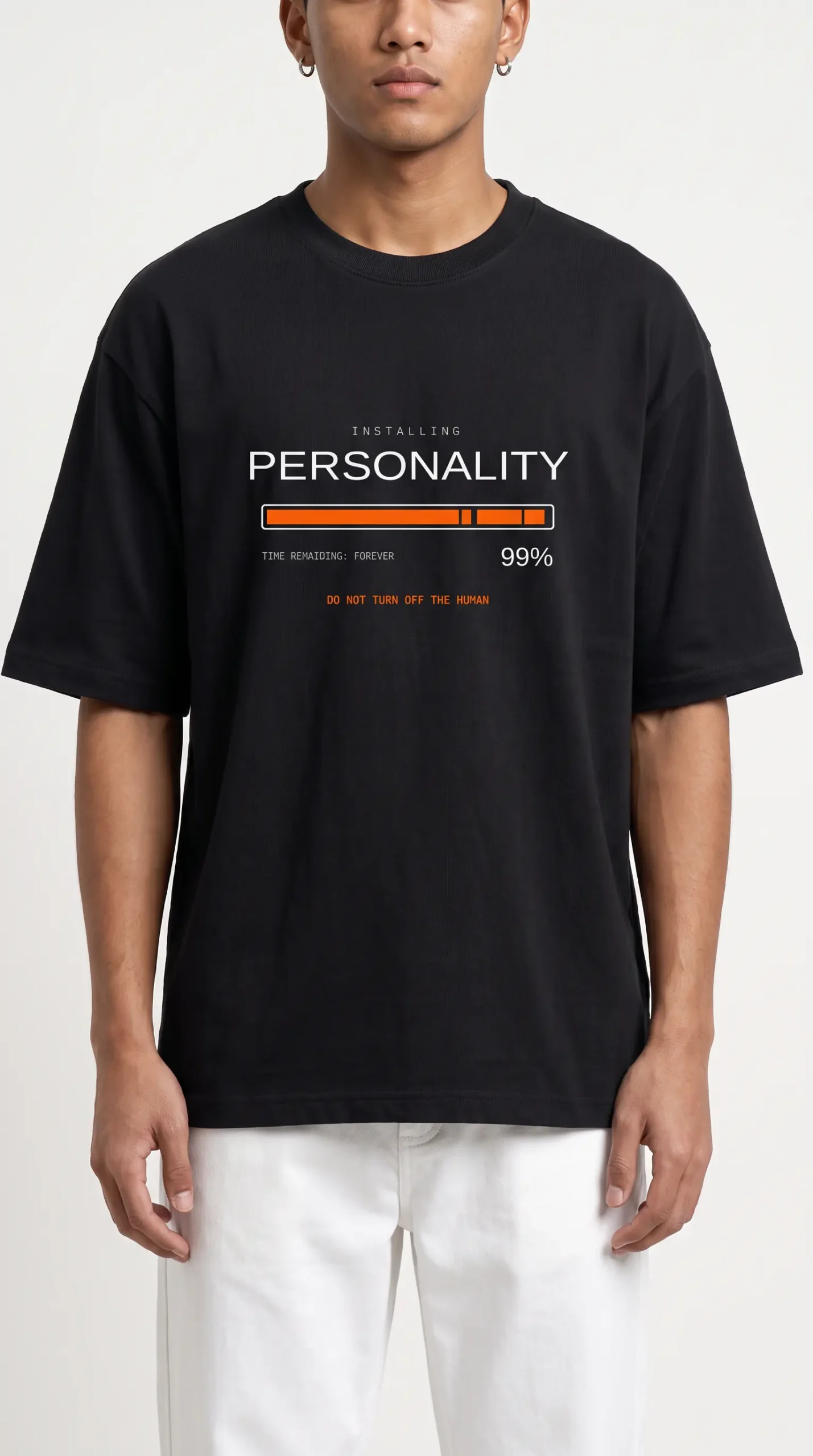 Installing Personality — Oversized Heavyweight Unisex Tee
