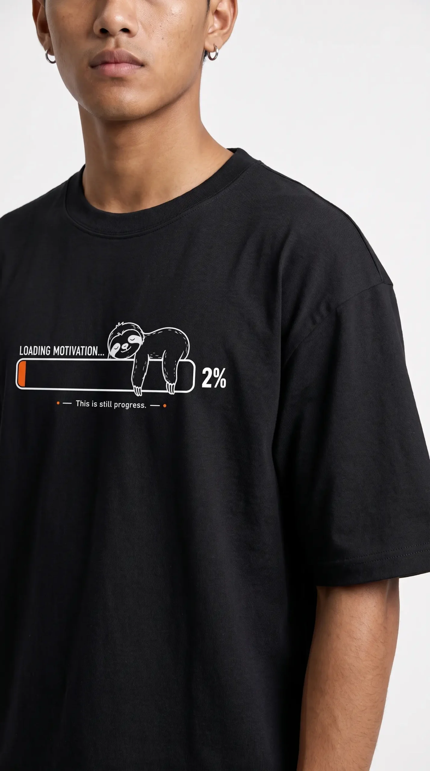 Loading Motivation — Oversized Heavyweight Unisex Tee