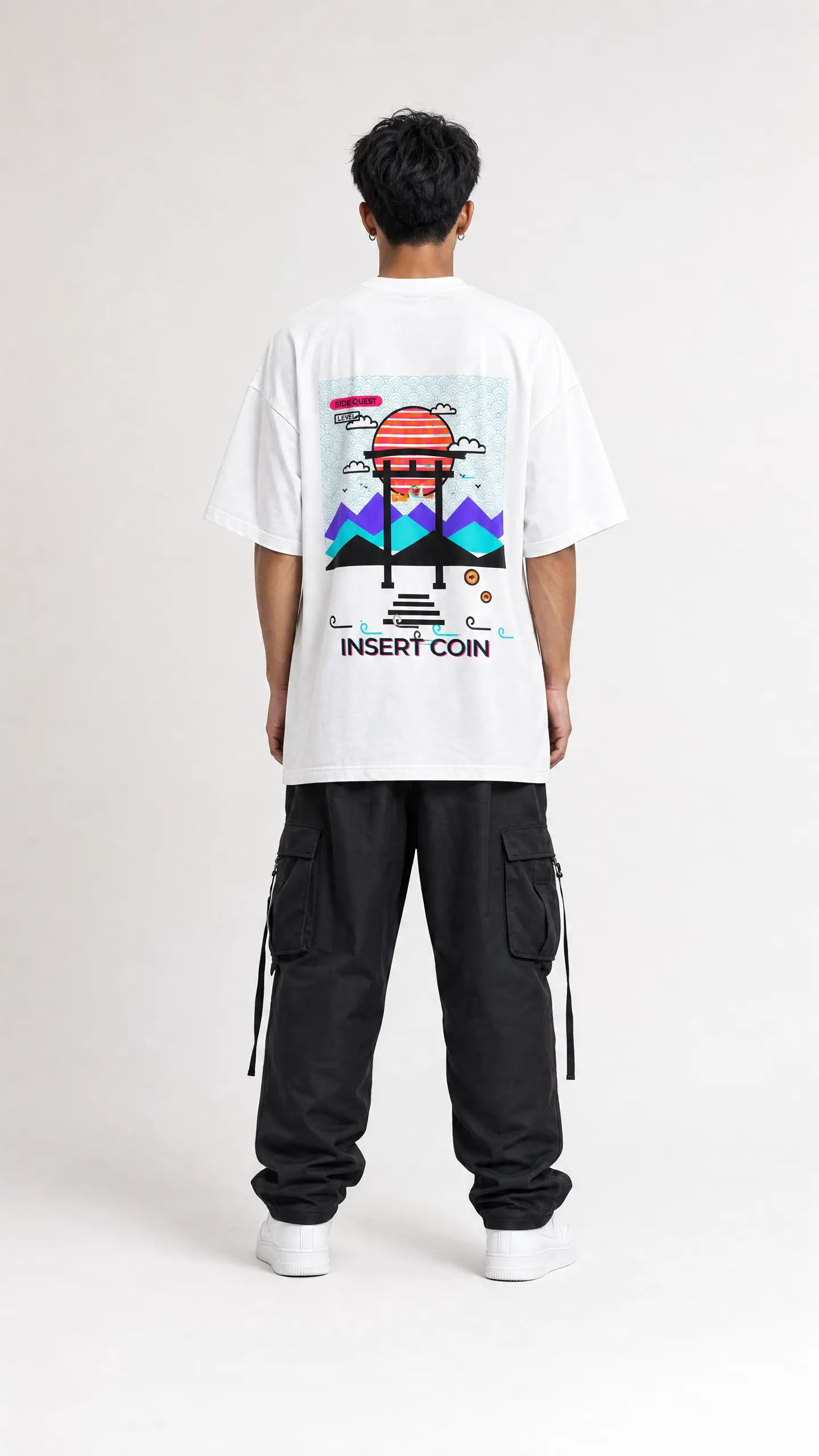 Side Quest Shrine — Oversized Heavyweight Unisex Tee